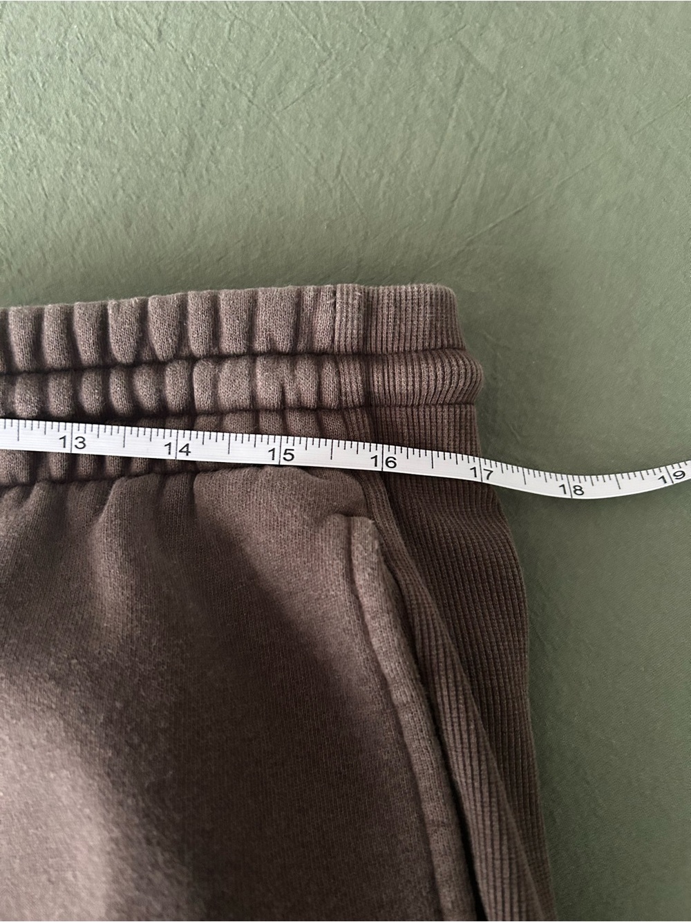 TNA Women’s Stone Washed Brown Drawstring Jogger Sweatpants - Picture 9 of 11